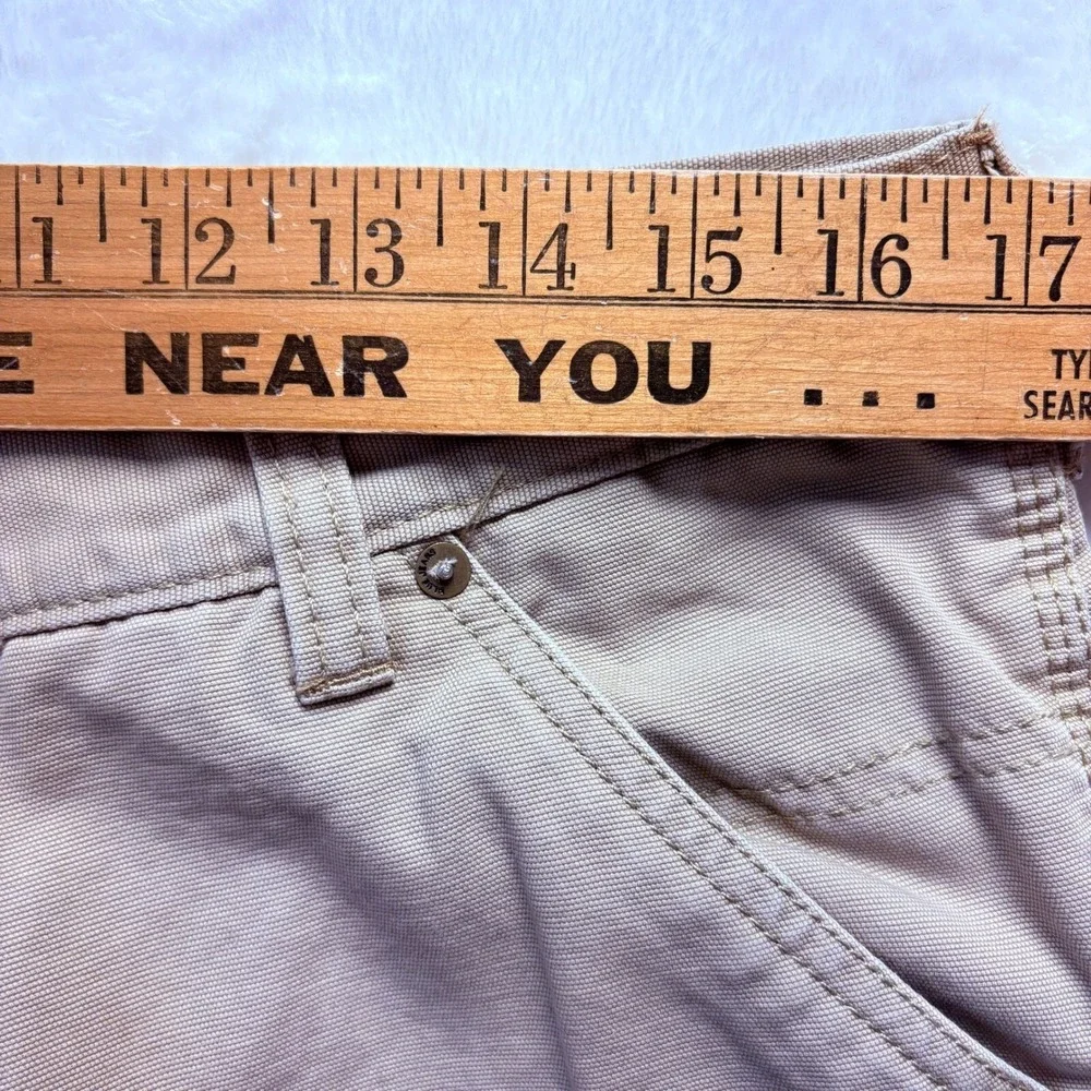 Old Navy‎ Painter's Pants Men 34x36 Carpenter Utility Workwear Khaki Cotton 2007